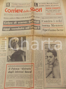 Giornale, rivista storica 1973 CORRIERE DELLO SPORT Ritorno di Pietro MENNEA  Record Novella CALLIGARIS 1