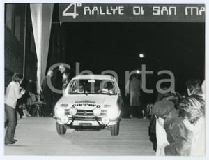 Fotografia d epoca originale 1973 4° Rally SAN MARINO Salvatore Rudy BRAI e VIGNOLI su OPEL Kadett CONRERO 1