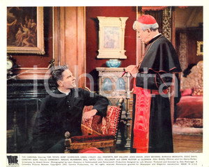 Fotografia d epoca originale 1963 THE CARDINAL smokes a cigar  Tom TRYON Movie Otto PREMINGER Foto seriale 1