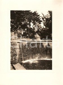 Fotografia d epoca originale 1940 INTRA Villa TARANTO Giardino botanico STATUA Vincenzo GEMITO Foto 1 1