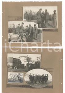 Fotografia d epoca originale 1918 WW1 MONTE GRAPPA Doni ai soldati / PESCANTINA Camion Ercole MARELLI Foto 1