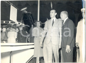 Fotografia d epoca originale 1958 TORINO Dino DEL BO inaugurazione VIII Salone Internazionale del Trattore 1