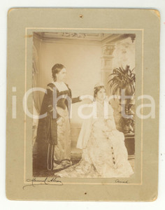 Fotografia d epoca originale 1910 ca PORTUGAL Ritratto di giovane nobildonna nel giorno delle nozze  Foto 1