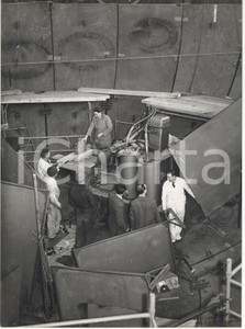 Fotografia d epoca originale 1957 BERKELEY Nuclear power station  Reactor chamber under construction Photo 1