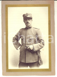 Fotografia d epoca originale 1920 ca REGIO ESERCITO Ritratto di ufficiale con la sciabola Foto 12x16 cm 1