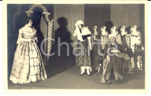 Fotografia d epoca originale 1925 DRESDA Neues Theater  Teatro amatoriale Il malato immaginario Foto RARA 1