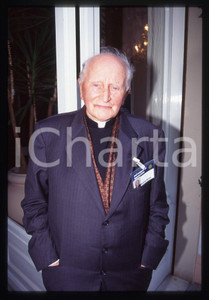 35mm vintage slide* 1995 RIMINI Monsignore Andrea SPADA a un convegno (9)