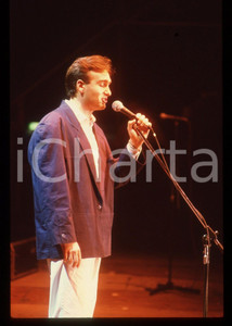 35mm vintage slide* 1990 ca ITALIA Antonio DECIMO Ritratto del cantante (1)