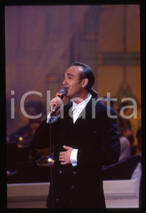 35mm vintage slide* 1993 CANALE 5 - FESTIVAL ITALIANO Antonio DECIMO Ritratto 2