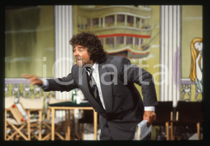 35mm vintage slide* 1992 TEATRO - SATIRA Beppe GRILLO in scena (13)
