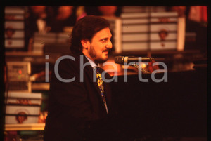 35mm vintage slide* 1993 SANREMO GIOVANI Enrico LISEI in scena RAI UNO (8)