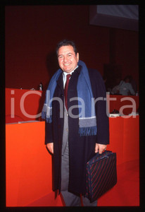 35mm vintage slide* 1991 RIMINI Adalberto MINUCCI al XX congresso PCI (2)