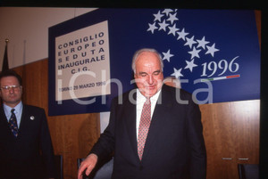35mm vintage slide* 1996 TORINO Helmut KOHL al vertice "MAASTRICHT-DUE" (7)