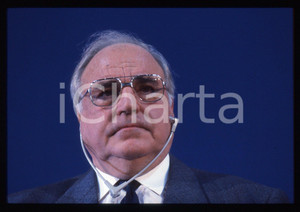 35mm vintage slide* 1993 MILANO Helmut KOHL durante un evento DC POLITICA (42)