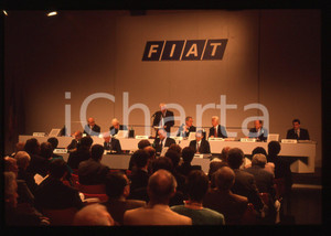 35mm vintage slide* 1995 ca TORINO Gianni AGNELLI parla agli azionisti FIAT (6)