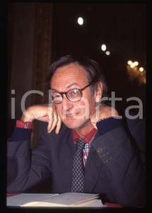35mm vintage slide* 1990 ca TORINO (?) Nico ORENGO Ritratto dello scrittore (2)