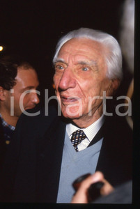 35mm vintage slide* 1985ca MILANO Cesare MUSATTI al Piccolo Teatro (3)
