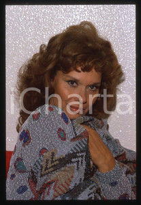 Fotografia d epoca originale 35mm vintage slide 1985 ca CINEMA Lea MASSARI  Ritratto dell attrice 5 1