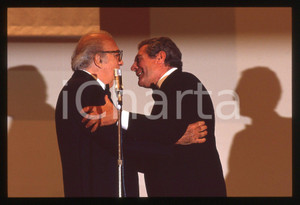 35mm vintage slide* 1990 VENEZIA Federico FELLINI Marcello MASTROIANNI (8)