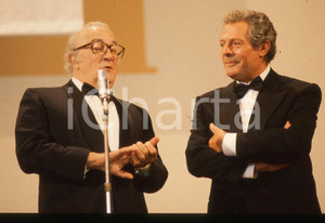 35mm vintage slide* 1990 VENEZIA Federico FELLINI Marcello MASTROIANNI (9)