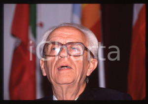 Fotografia d epoca originale 35mm vintage slide 1995 ca ITALIA Maurice DUVERGER a evento PDS Ritratto 2 1