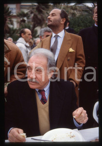 35mm vintage slide* 1989 CARNEVALE DI VIAREGGIO Ugo TOGNAZZI Ritratto attore (2)