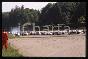 35mm vintage slide* 1984 FORMULA 3 GP MONZA Incidente alla variante ASCARI
