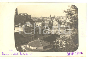 1907 ROMA Veduta panoramica dal colle Palatino - Fotocartolina