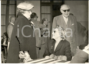 Fotografia d epoca originale 1955 SAINTVINCENT Convegno del Teatro  Wanda CAPODAGLIO con Evi MALTAGLIATI 1