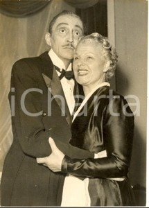 Fotografia d epoca originale 1953 PARIS Theatre Bernhardt  Tovaritch  Misha AUER Elvire POPESCO Photo 1