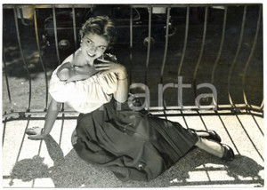 Fotografia d epoca originale 1953 1959 TORINO Ritratto di Maria Luisa ROLANDO Miss Torino Foto 18x13 cm 1