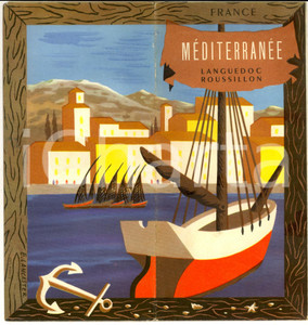 1955 ca FRANCE MEDITERRANEE Languedoc-Roussillon *Brochure ill. E. LANCASTER