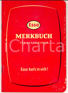 1950 ca ESSO MERKBUCH fur Kraftfahrer - Libretto 32 pp. Deutsch