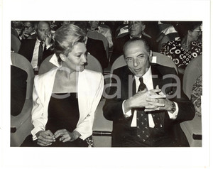 1990 ca ROMA - RAI Enrico MANCA con Giovanna MASSOBRIO *Foto 25x20 cm