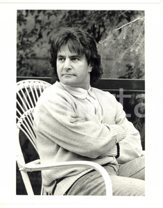 1985 ca MUSICA Ritratto del cantante Fausto LEALI *Foto VINTAGE 20x25 cm