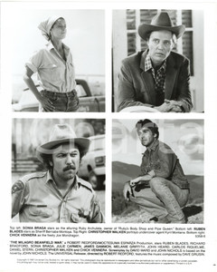 1988 CINEMA "The Milagro Beanfield War" Sonia BRAGA Ruben BLADES *Foto 20x25 cm Fotografia di agenzia.Nella fotografia compaiono anche Christopher Walken e Chick Vennera.CONDIZIONI: G (minime tracce di inchiostro blu nella parte centrale)FORMATO: 20x25 cm    originale e autentica 1