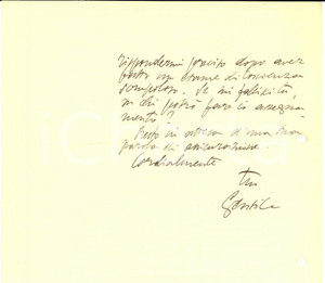 1942 ROMA Giovanni GENTILE sui collaboratori Enciclopedia TRECCANI - AUTOGRAFO