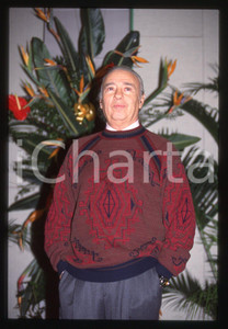 Fotografia d epoca originale 35mm vintage slide 1996 SANREMO Umberto BINDI Ritratto del cantante 1 1