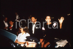 35mm vintage slide* 1985ca CINEMA Audrey HEPBURN Robert WOLDERS in auto (2)