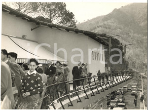 1953 PORTOFINO Inaugurazione nuovo ripetitore RAI - AutoritÃ  e famiglie *Foto  Fotografia d'epoca.   CONDIZIONI: G FORMATO: 24x18 cm     originale e autentica 1