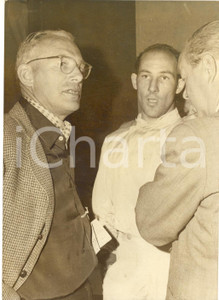 1959 AUTOMOBILISMO 24 HEURES DU MANS Stirling MOSS dopo il ritiro *Foto 13x18