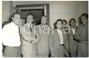 1955 ca TORINO CALCIO Raduno JUVENTUS in sede - Juan VAIRO e Giuseppe CORRADI