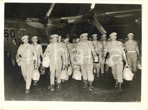 1961 CAIRO United Arab Republic troops return from the Congo - Photo 20x15 cm