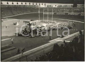 1955 MILANO Mondiali CICLISMO su pista - Veduta velodromo VIGORELLI - Foto 18x13