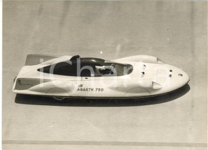 1957 MONZA AUTOMOBILISMO Prove di velocità per ABARTH 750 cc - Foto 18x13 cm
