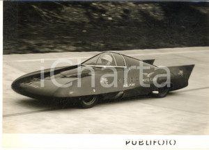 1957 MONZA AUTOMOBILISMO Prove VOLPINI su NIBBIO II Motore GUZZI - Foto 18x13 cm