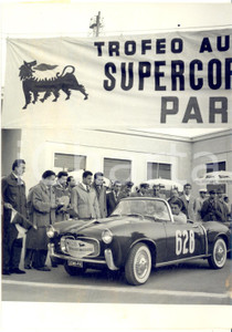 1956 AUTOMOBILISMO Trofeo SUPERCORTEMAGGIORE -  Partenza Luciano SANGIORGI *Foto
