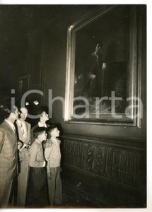1955 TORINO Scolari di CEGNI in visita grazie a donazione di Amedeo PEYRON *Foto