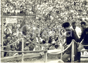 1958 CALCIO SERIE A FIORENTINA-GENOA 2-0 Julio ABBADIE esce dal campo *Foto
