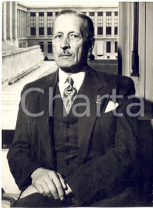 Fotografia d epoca originale 1955 PARIS Prof. Jacques PARISOT prÃ©sident congrÃ¨s sur maladies et dÃ©cÃ¨s Photo 1